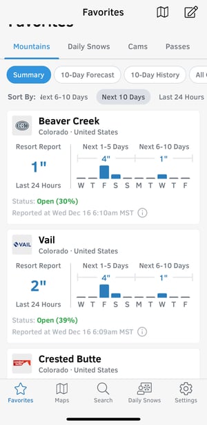 opensnow-vail-app-screenshot